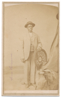 CDV OF AFRICAN-AMERICAN MAN FROM YORK, PA