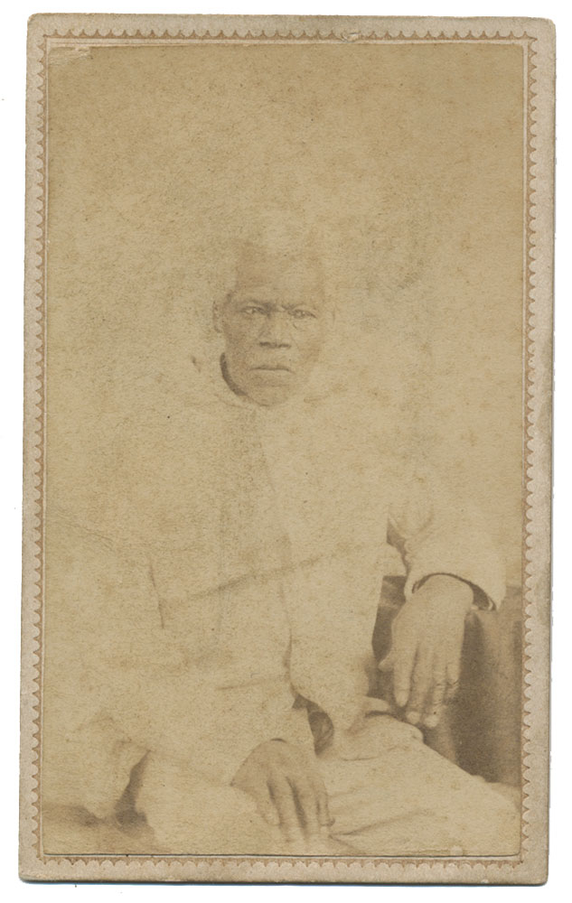 CDV OF OLD AFRICAN-AMERICAN MAN