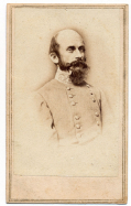 WAIST-UP CDV OF CONFEDERATE GENERAL RICHARD S. EWELL WITH SEPARATE PERIOD INK NOTATION