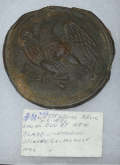 US PATTERN 1826 EAGLE BREAST PLATE RECOVERED AT GETTYSBURG BY LOCAL DIGGER KEN BREAM