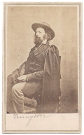 CDV PHOTOGRAPH OF POET ALFRED TENNYSON