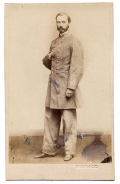 FULL STANDING VIEW OF CONFEDERATE GENERAL WILLIAM H. F. PAYNE – MEMBER OF THE VMI BOARD OF VISITORS