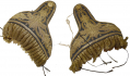 RARE EARLY MARINE CORPS EPAULETTES / WINGS