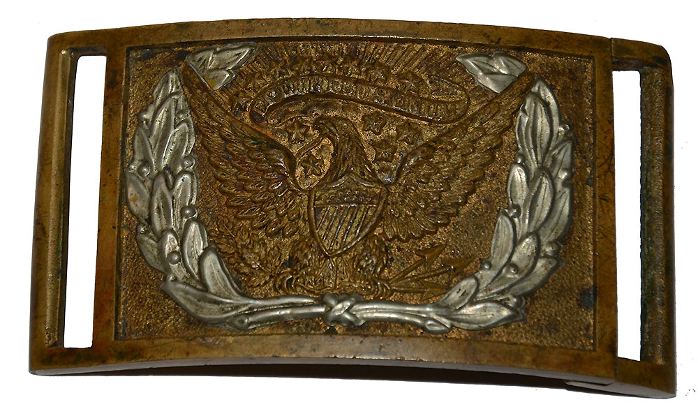 MODEL 1851 NCO SWORD BELT PLATE WITH KEEPER
