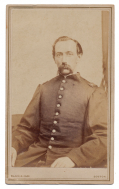 CDV OF LUCIEN L. PERKINS, 3rd MASSACHUSETTS INFANTRY