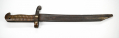 IMPROVISED SIDE KNIFE FROM COLT REVOLVING RIFLE SABER BAYONET WITH GETTYSBURG ASSOCIATION