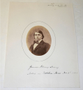ALBUMEN PHOTOGRAPH OF JAMES HENRY DENNY, SURGEON, 2ND MASSACHUSETTS HEAVY ARTILLERY