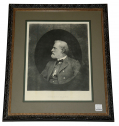 ROBERT E. LEE FRAMED MEZZOTINT
