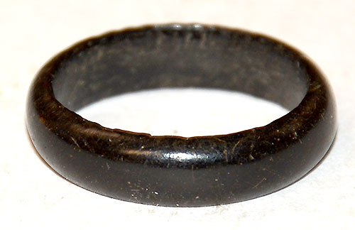 CIVIL WAR GUTTA PERCHA WEDDING BAND