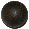 US/CS GRAPE SHOT BALL FROM 42-POUNDER STAND