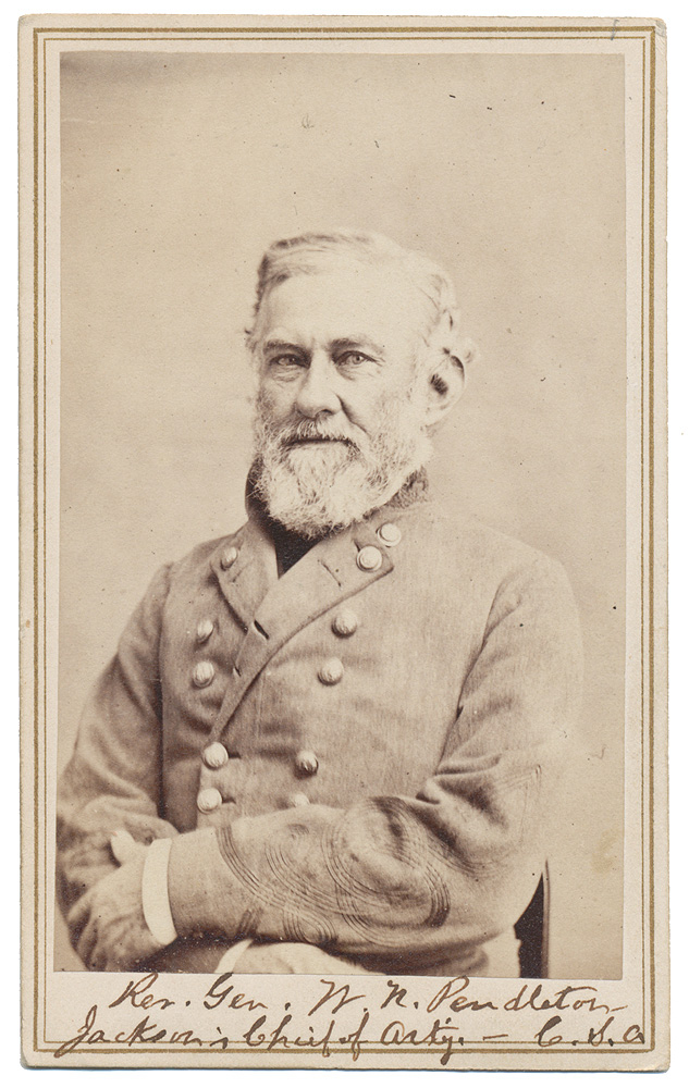 CDV OF C.S. GENERAL WILLIAM NELSON PENDLETON