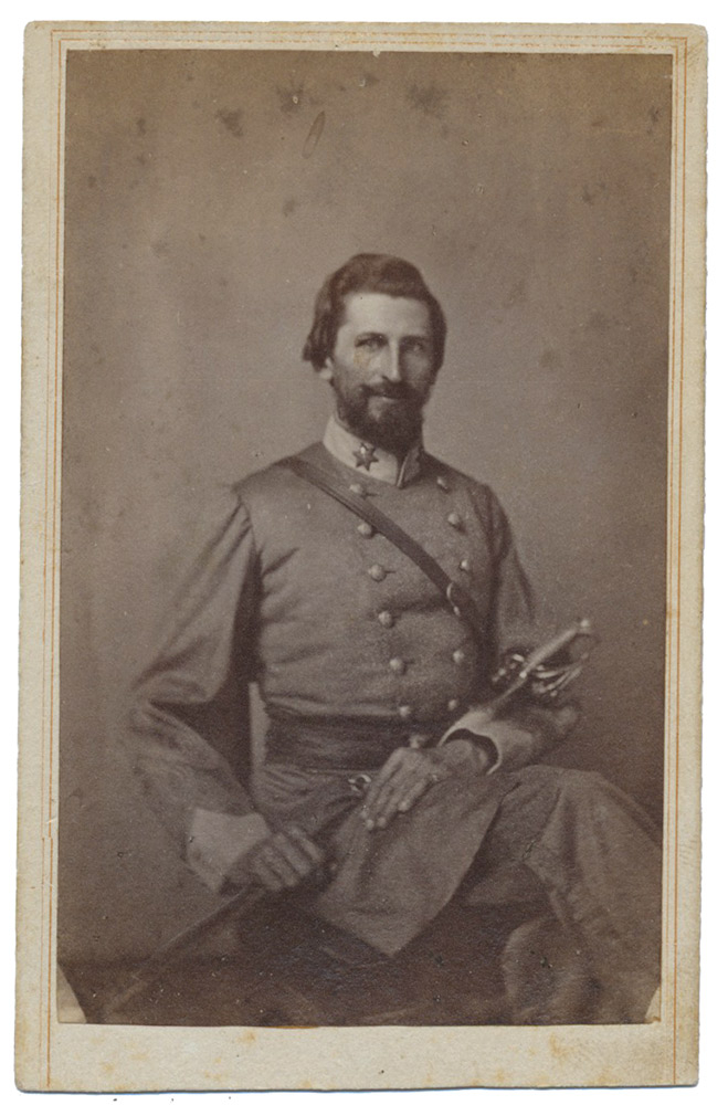 INK ID SEATED VIEW OF 77TH NORTH CAROLINA MAJOR WILLIAM S. BRADSHAW