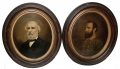 PAIR OF COLORED CHROMO-LITHOGRATHS OF CONFEDERATE GENERALS ROBERT E. LEE AND THOMAS J. “STONEWALL” JACKSON