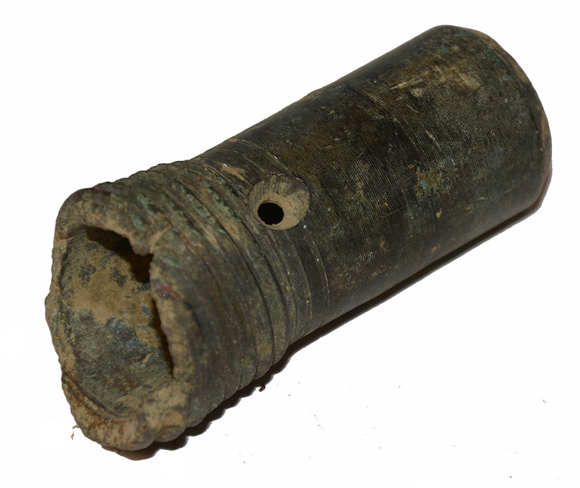 RELIC SCHENKL FUSE FROM THE WHEATFIELD, GETTYSBURG — Horse Soldier