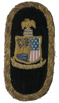 EMBROIDERED NEW YORK OFFICER’S “EXCELSIOR” CHAPEAU INSIGNIA