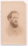 RARE IMAGE OF IDENTIFIED CONFEDERATE ENGINEER OFFICER, MAJ. MINOR MERIWETHER