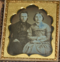 SIXTH-PLATE DAGUERREOTYPE OF AN 1850’S COUPLE, IN EXCELLENT CONDITION