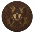 US INFANTRY “I” COAT BUTTON RECOVERED AT GETTYSBURG – KEN BREAM COLLECTION