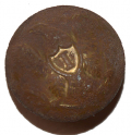 US INFANTRY “I” COAT BUTTON RECOVERED AT GETTYSBURG – KEN BREAM COLLECTION