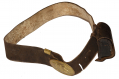 MINTY US PATTERN 1839 BELT PLATE ON BUFF LEATHER BELT WITH MAKER MARKED PERCUSSION CAP BOX