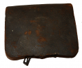 MAKER MARKED CARTRIDGE BOX FROM THE SHIELDS MUSEUM OF GETTYSBURG