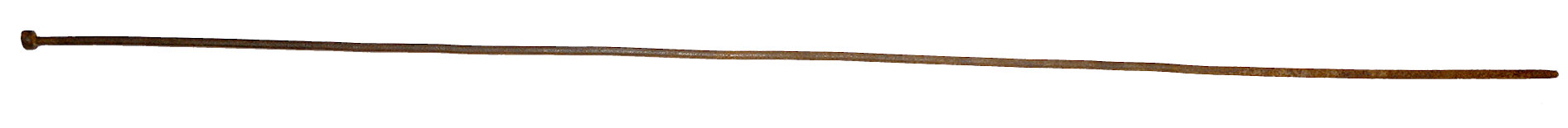 CONFEDERATE HAND FORGED RAMROD FROM GETTYSBURG 