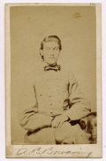 CDV OF MUSICIAN ANDREW B. BOWERING, 30TH VIRGINIA INFANTRY