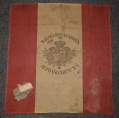 SPANISH “KNAPSACK” FLAG “FROM EARTHWORKS AT AIBONITO, PORTO RICO, AUG. 1898.”