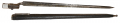 BAYONET AND SCABBARD FOR P-1854 AUSTRIAN RIFLE