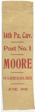 14th PENNSYLVANIA CAVALRY POST NO. 1, MOORE, 1910