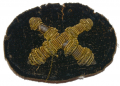 OFFICER’S EMBROIDERED ARTILLERY INSIGNIA 