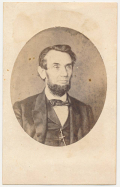 CDV WENDEROTH AND TAYLOR 1864 PHOTOGRAPH OF LINCOLN