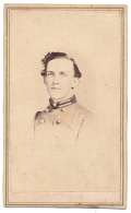 CDV OF UNIDENTIFIED CONFEDERATE LIEUTENANT, NEW ORLEANS BACKMARK