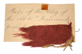 PIECE OF FLAG FROM THE COLORS OF THE 40TH MASSACHUSETTS