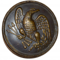 US PATTERN 1826 EAGLE BREAST PLATE RECOVERED IN THE WILDERNESS