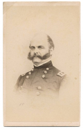 BUST VIEW ENGRAVED PHOTO OF MAJOR GENERAL AMBROSE BURNSIDE