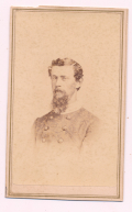 CDV OF UNIDENTIFIED CONFEDERATE OFFICER, NEW ORLEANS BACKMARK