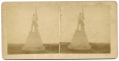 MUMPER STEREO VIEW OF 13TH MASSACHUSETTS MONUMENT AT GETTYSBURG