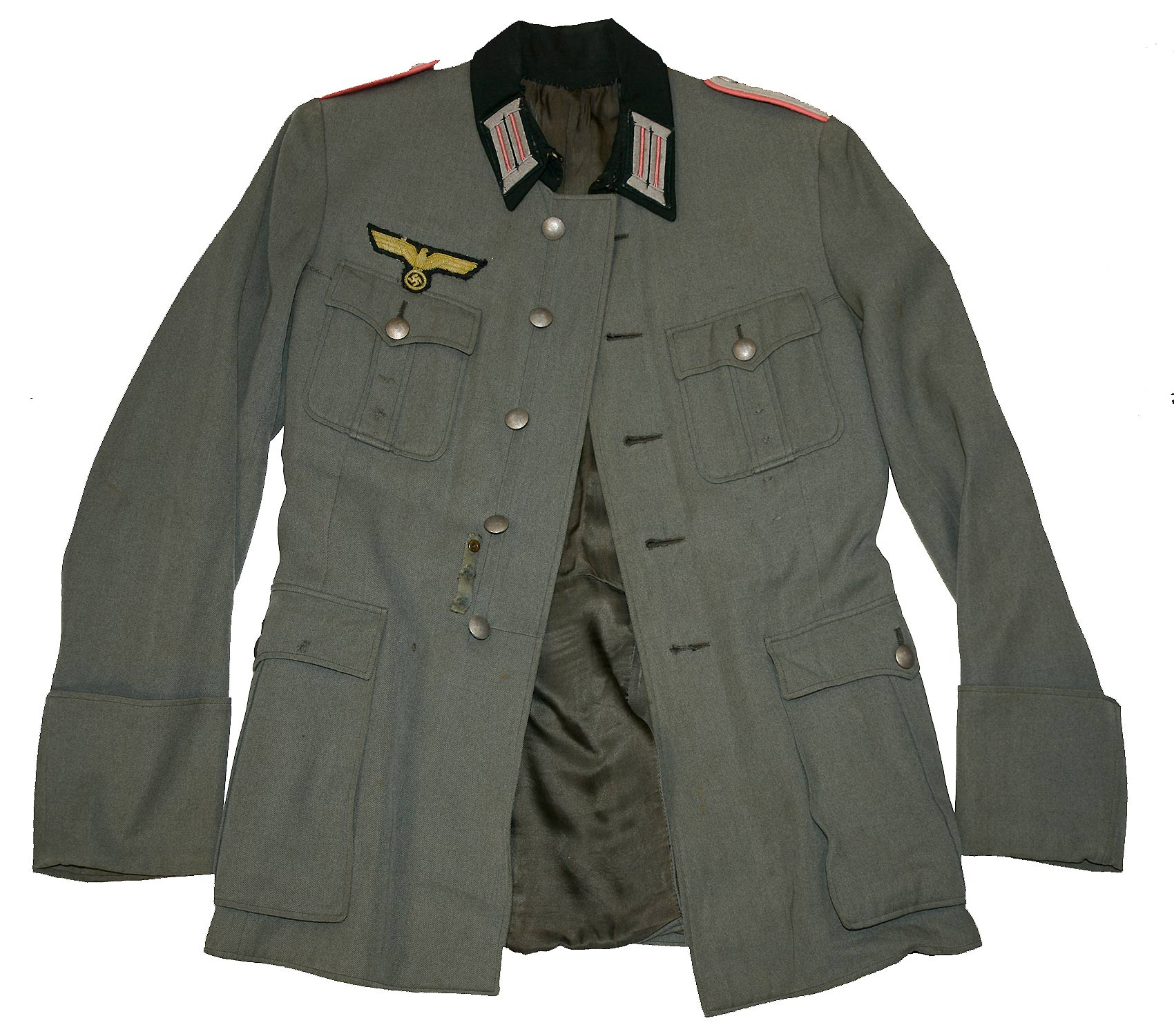 WW2 GERMAN MODEL 1936 SERVICE TUNIC FOR PANZER LIEUTENANT