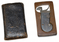 RARE CASED SILVER SPRING BLEEDER BY HENRY SCHIVELY OF PHILADELPHIA, FAMED CUTLER AND EARLY MAKER OF THE BOWIE KNIFE