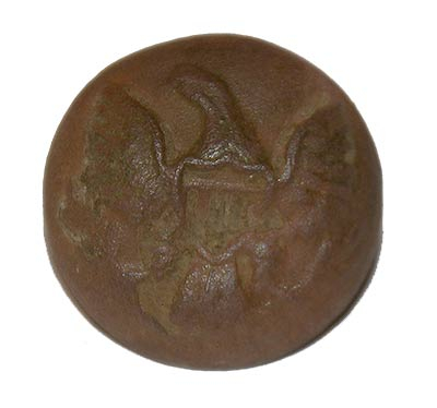 US GENERAL SERVICE EAGLE COAT BUTTON RECOVERED AT CULP’S HILL, GETTYSBURG – KEN BREAM COLLECTION