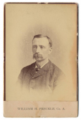 CABINET CARD – WILLIAM H. PRECKLE, 2ND NEW HAMPSHIRE INFANTRY