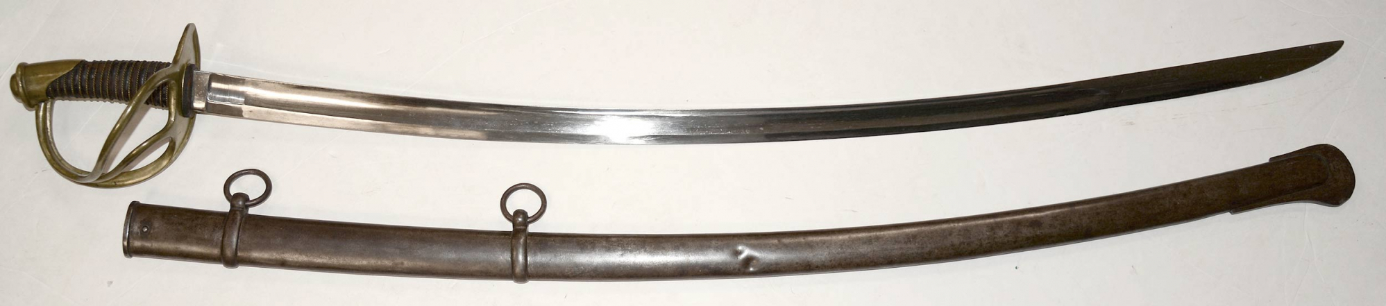 PALMETTO ARMORY / WILLIAM GLAZE MARKED 1840 CAVALRY SABER