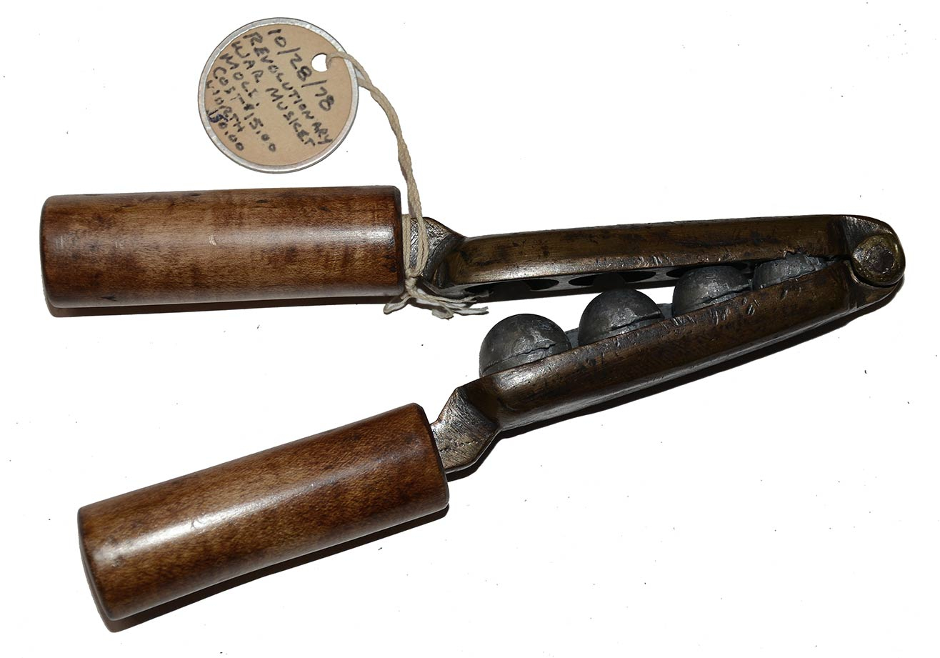 REVOLUTIONARY WAR FOUR-CAVITY GANG MOLD FOR MUSKET BALLS