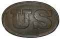 US PATTERN 1839 CARTRIDGE BOX PLATE 