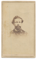 BUST VIEW CDV OF LIEUTENANT COLONEL CHARLES B. HINSDILL