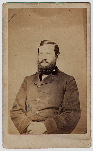 ID'D CDV - CAPT. WILLIAM L. MALLORY, SHERIDAN'S CHIEF OF COMMISSARY
