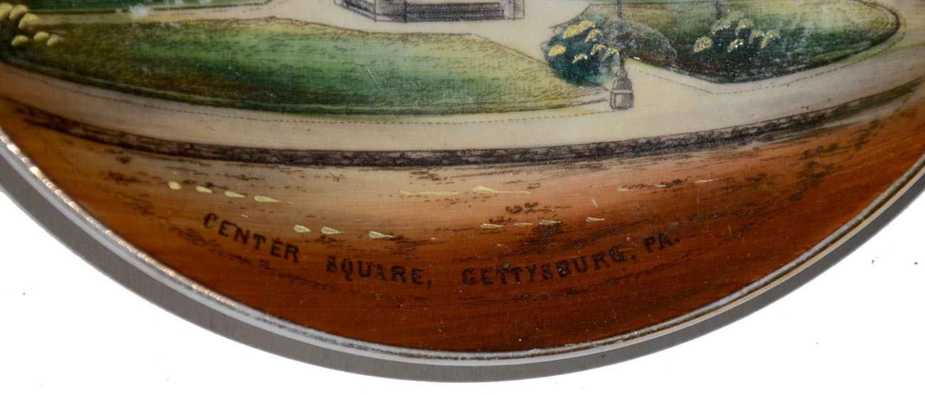 GETTYSBURG SOUVENIR PLATE — Horse Soldier