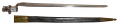 US MODEL 1835/42 SOCKET BAYONET WITH M1839 SCABBARD