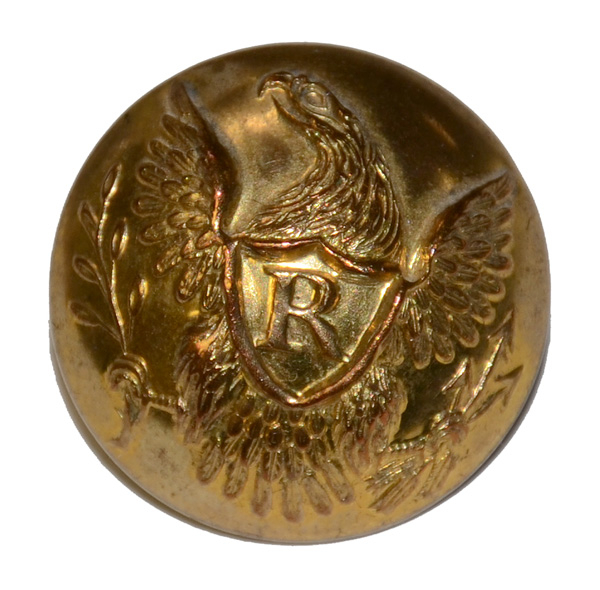 RIFLEMAN’S EAGLE “R” COAT BUTTON